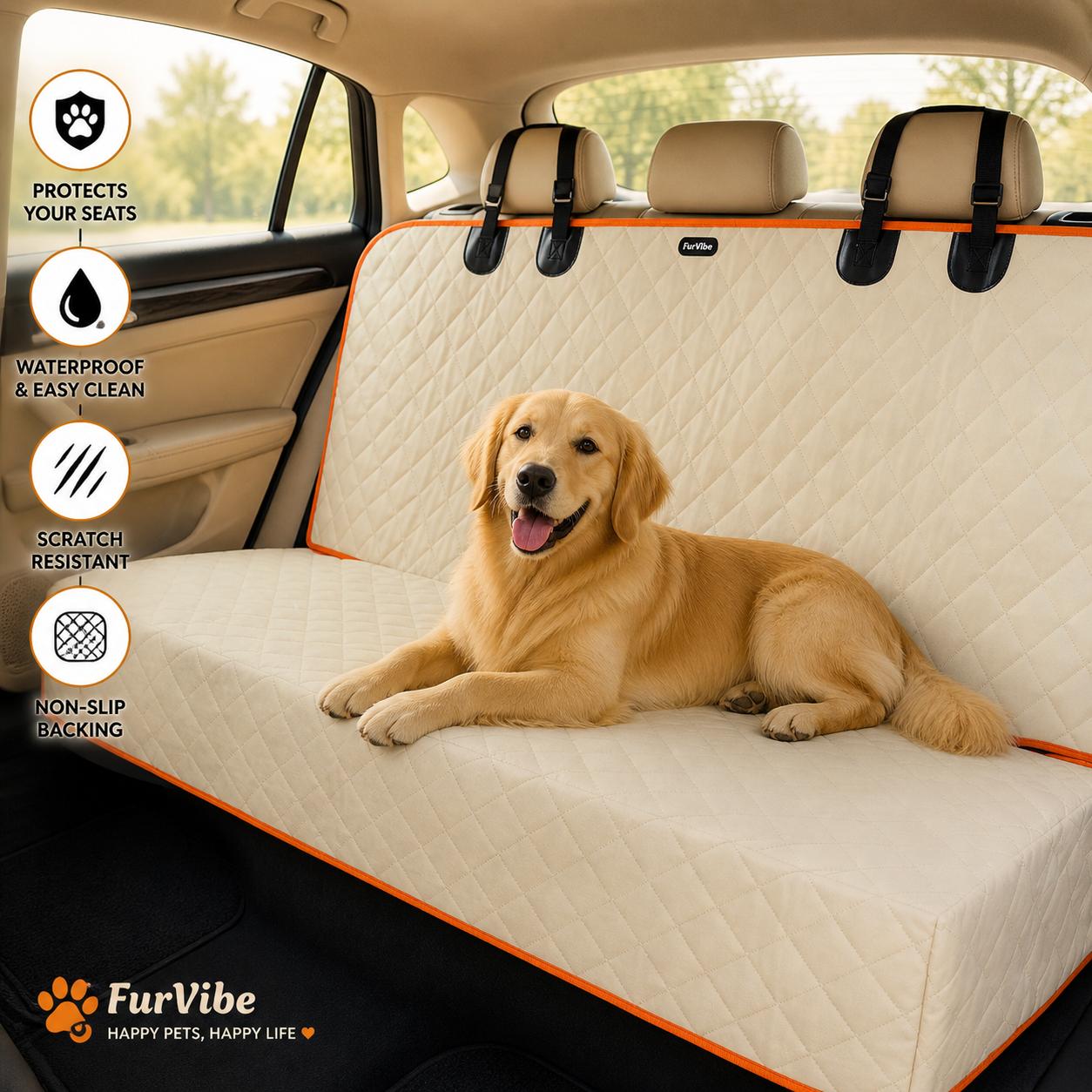 SafeRide Seat Cover | FurVibe