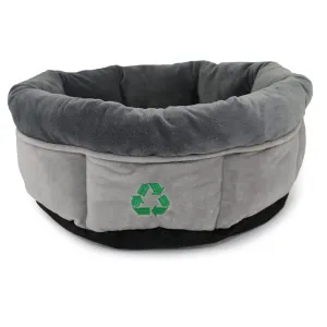 Ancol 'Made From' Grey Donut Dog Bed - Size 60cm