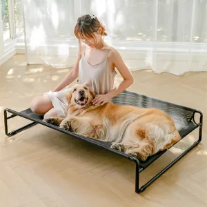 Anniepaw Foldable Breathable Dog Bed for Summer Travel Large Dogs