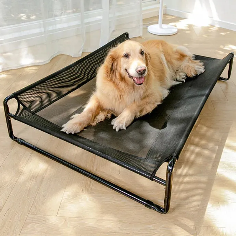 Anniepaw Foldable Breathable Dog Bed for Summer Travel Large Dogs