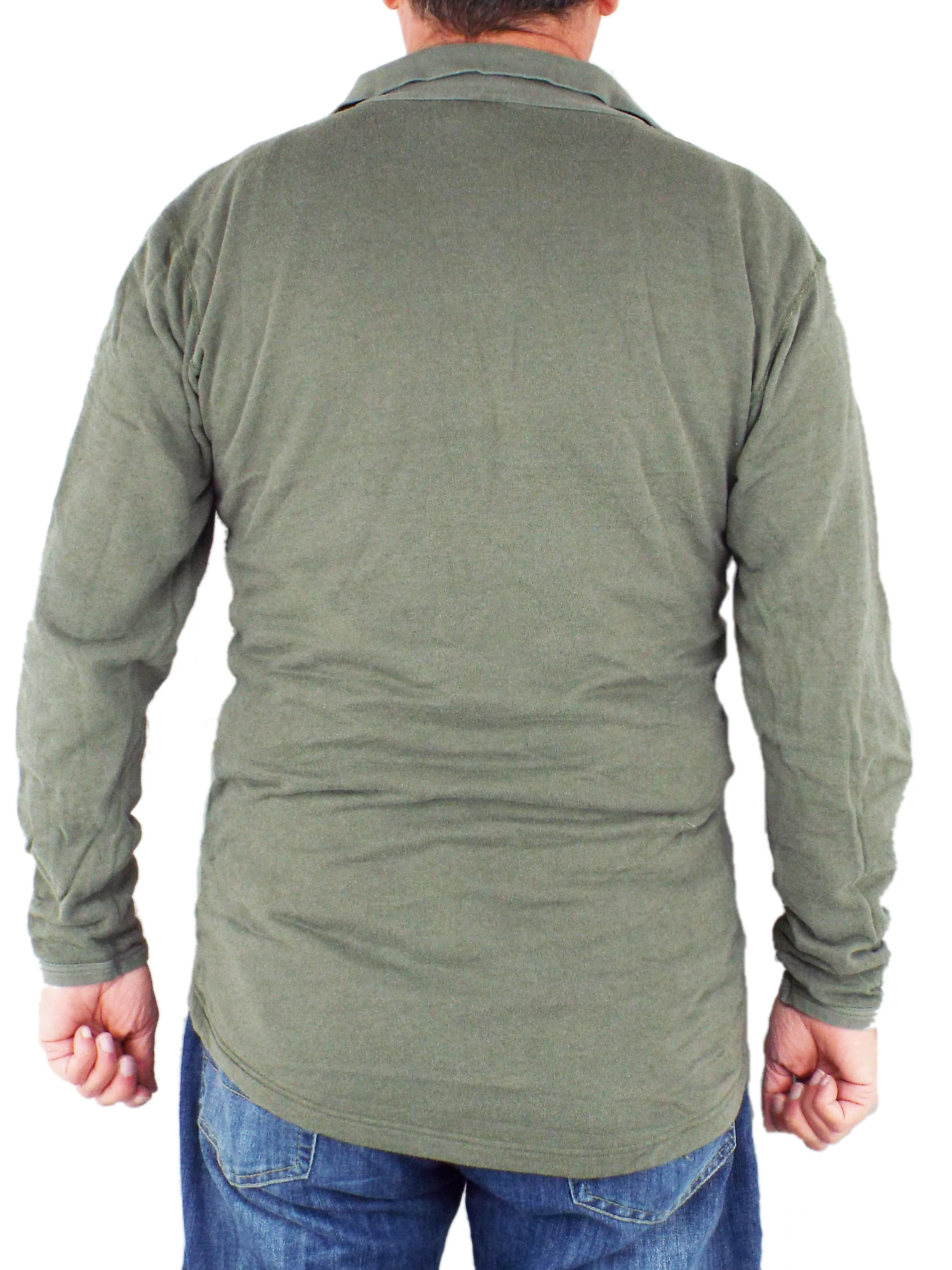 Austrian Military Field Grey Thermal Norgie Base Layer Top with Terry Towel Lining