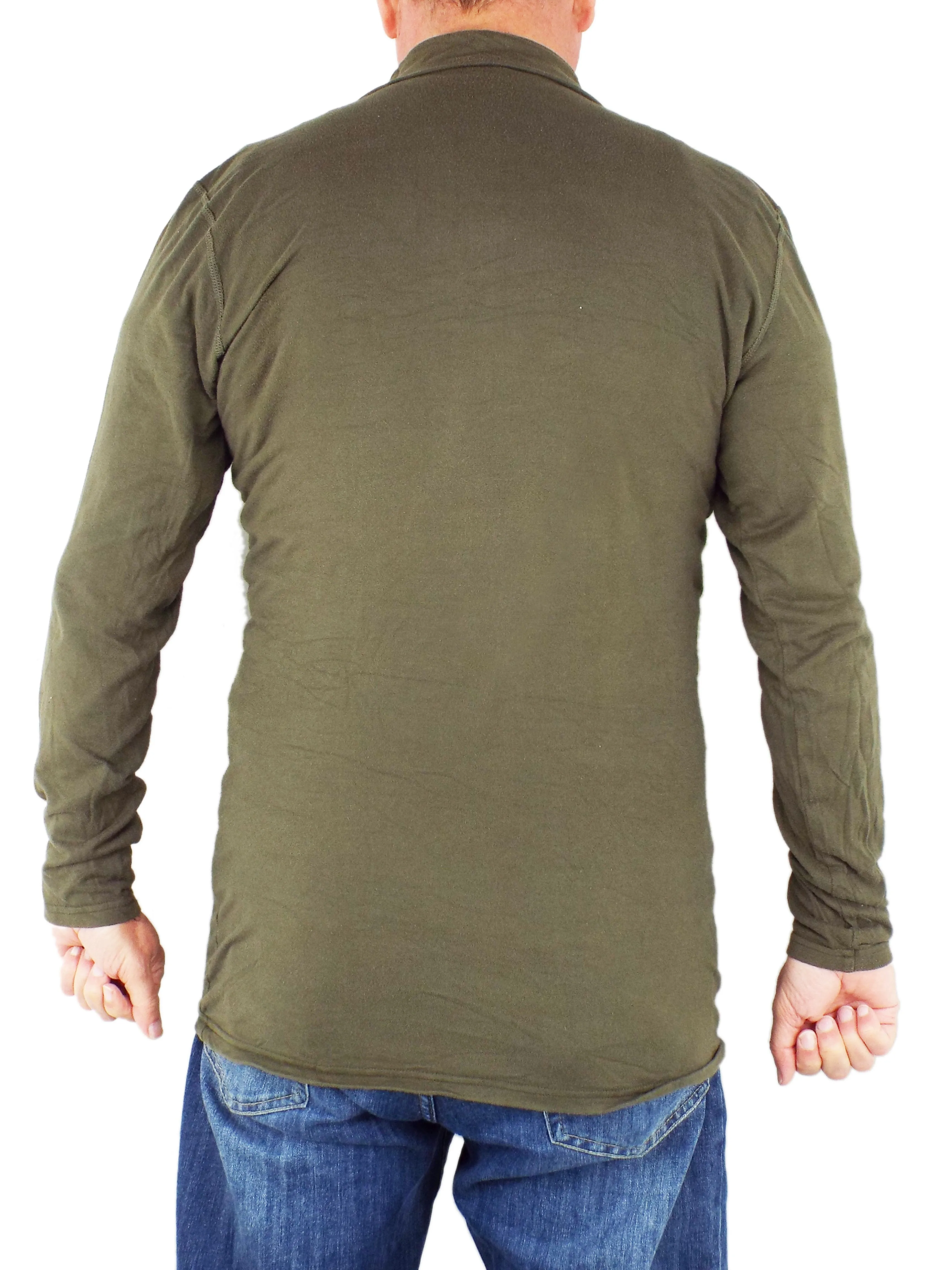 Austrian Military - Olive Green Thermal Top "Norgie" - Base Layer - DISTRESSED RANGE