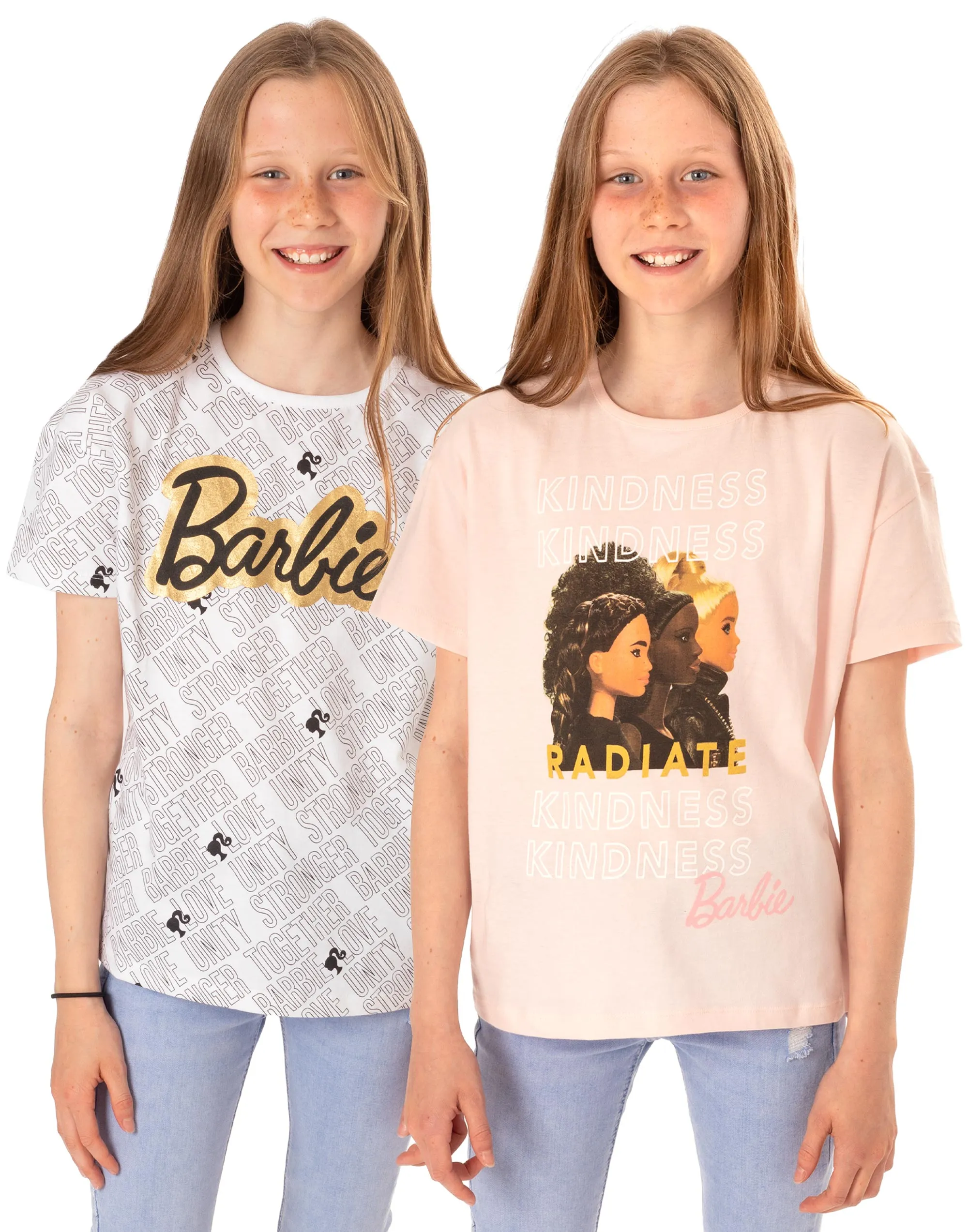 Barbie T-Shirt For Girls 2 Pack