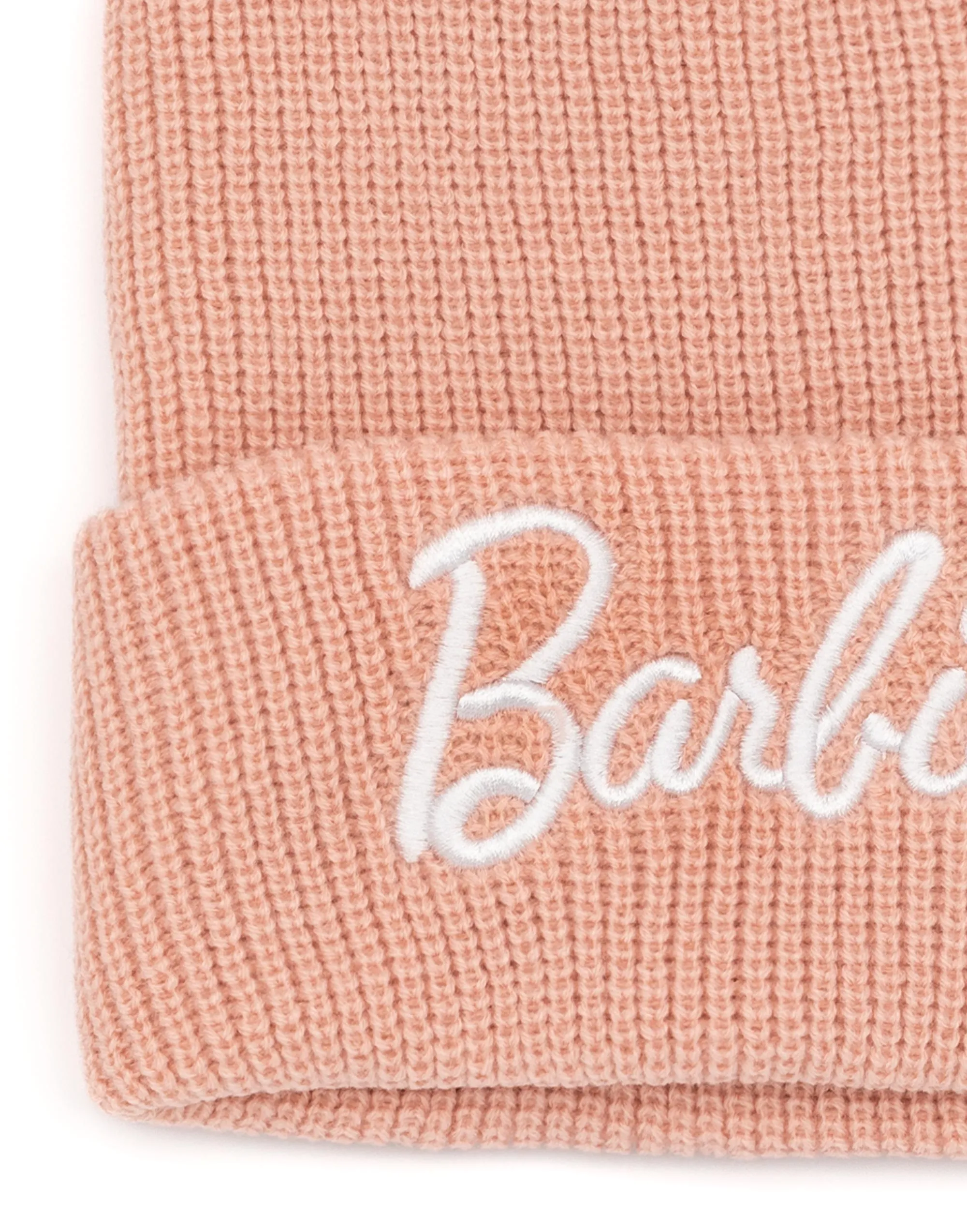 Barbie Womens Embroidered Logo Beanie Hat