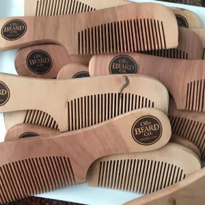 Beard & Hair Comb - Peach Wood