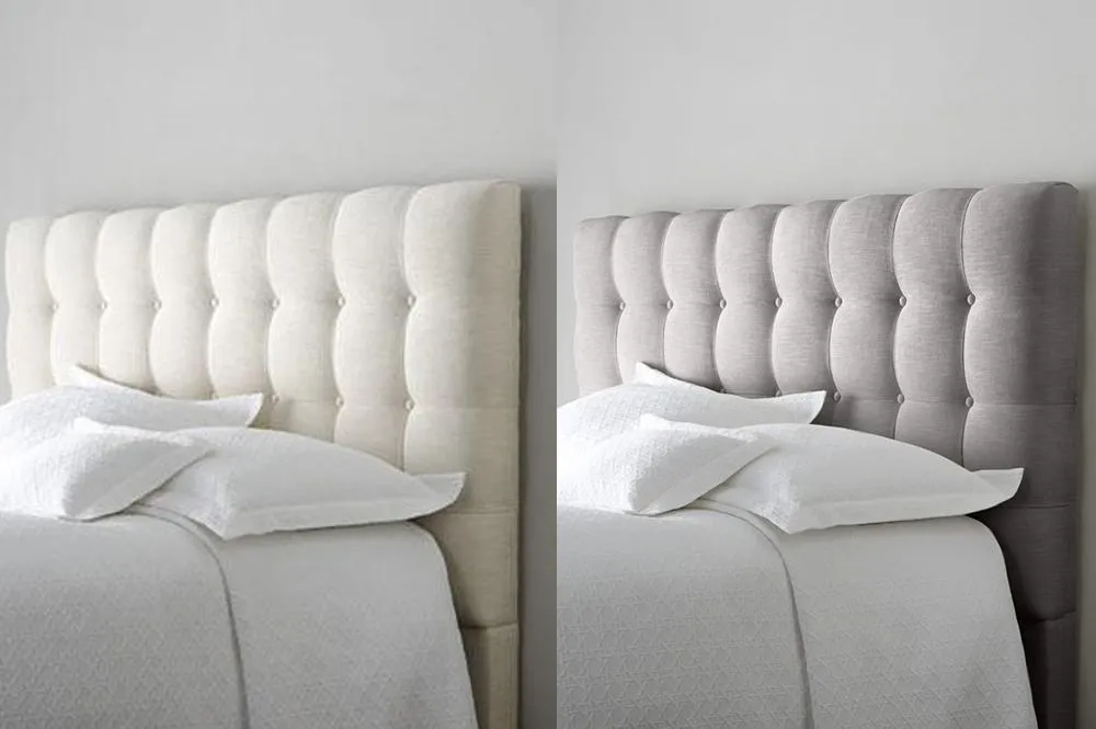 Beautifully hand-crafted bed with Button Effect