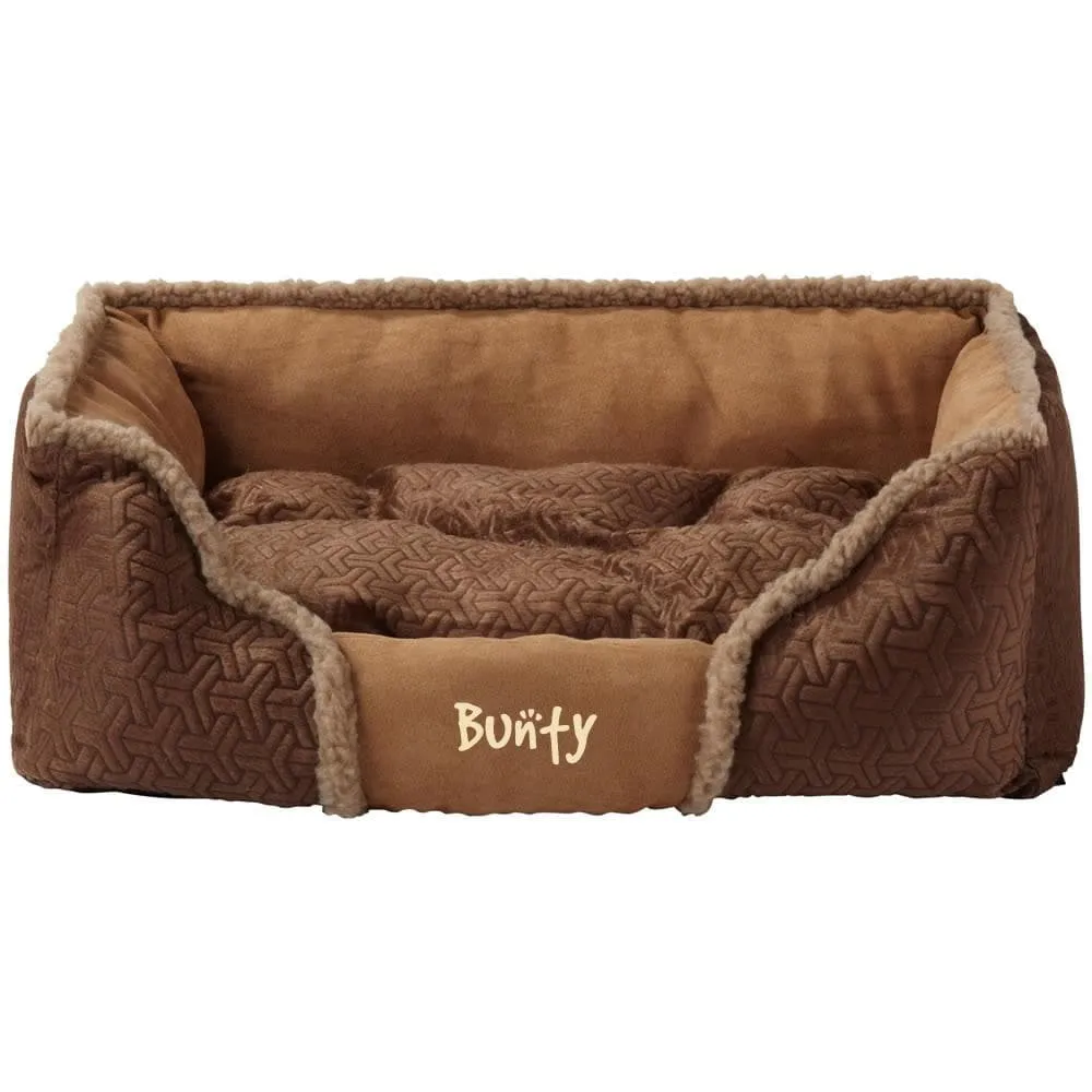 Bunty Kensington Dog Bed Soft Washable Fleece Fur Cushion Warm Luxury Pet Basket