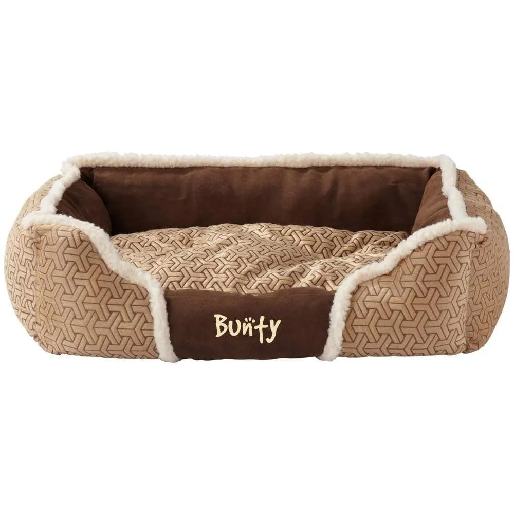 Bunty Kensington Dog Bed Soft Washable Fleece Fur Cushion Warm Luxury Pet Basket