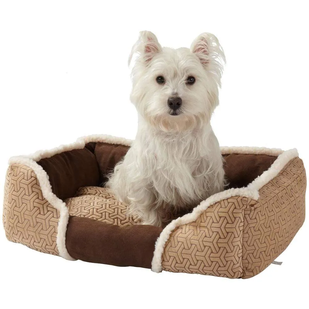 Bunty Kensington Dog Bed Soft Washable Fleece Fur Cushion Warm Luxury Pet Basket