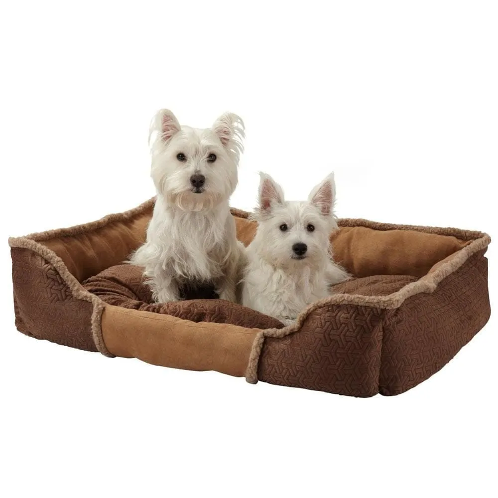 Bunty Kensington Dog Bed Soft Washable Fleece Fur Cushion Warm Luxury Pet Basket