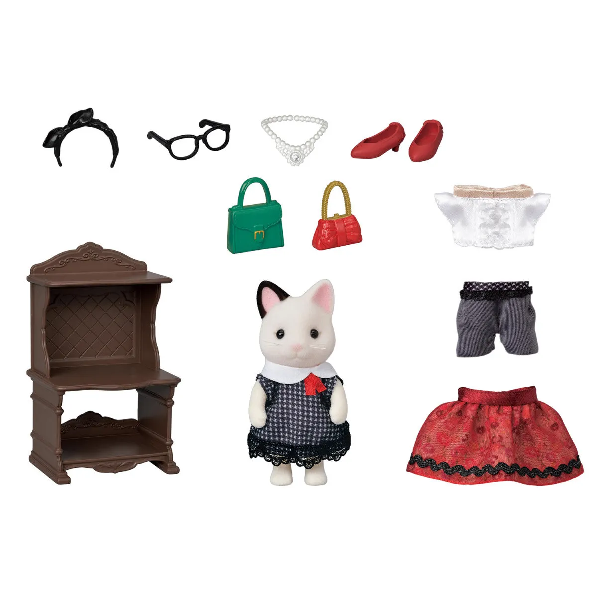 Calico Critters Fashion Play Set - Tuxedo Cat