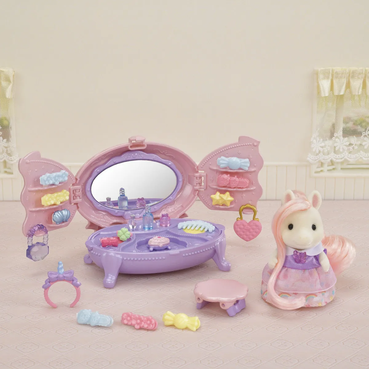 Calico Critters Pony's Vanity Dresser Set