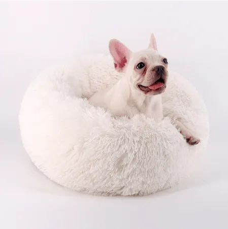 Calming Bed For Dogs, Cats, With Pet Anti-Anxiety