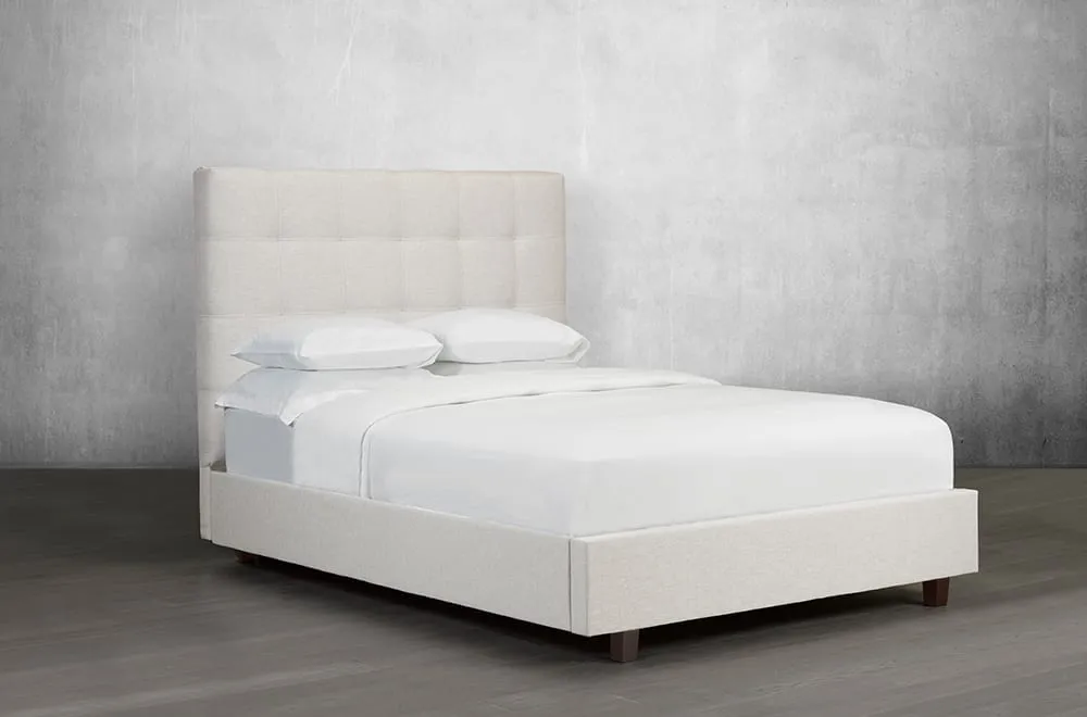 Comfortable Bed with Luxuriously padded headboard