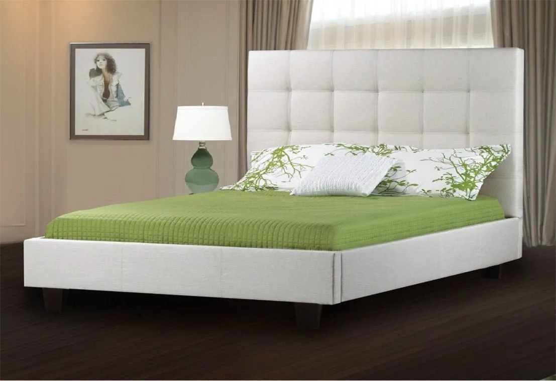 Comfortable Bed with Luxuriously padded headboard