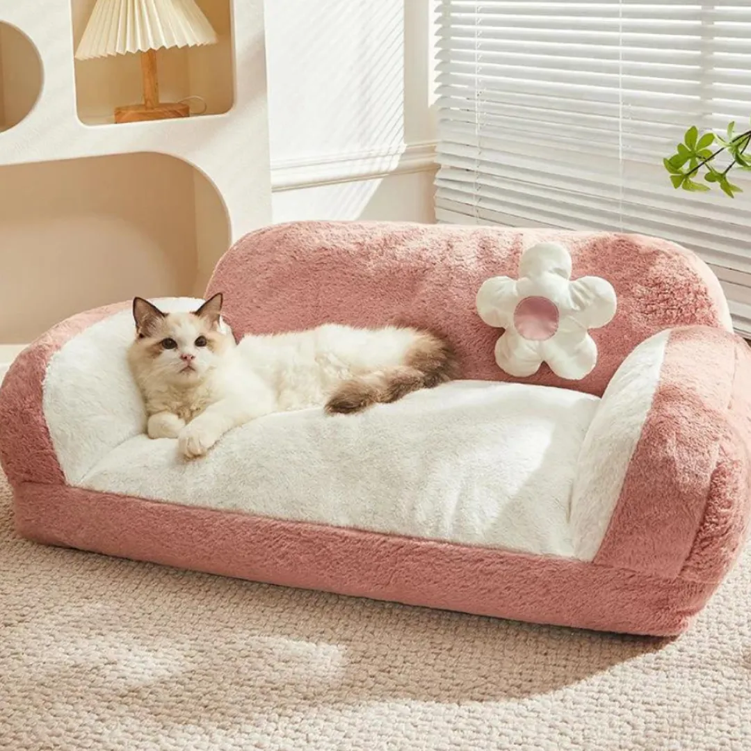 Comfortable Plush Pet Bed