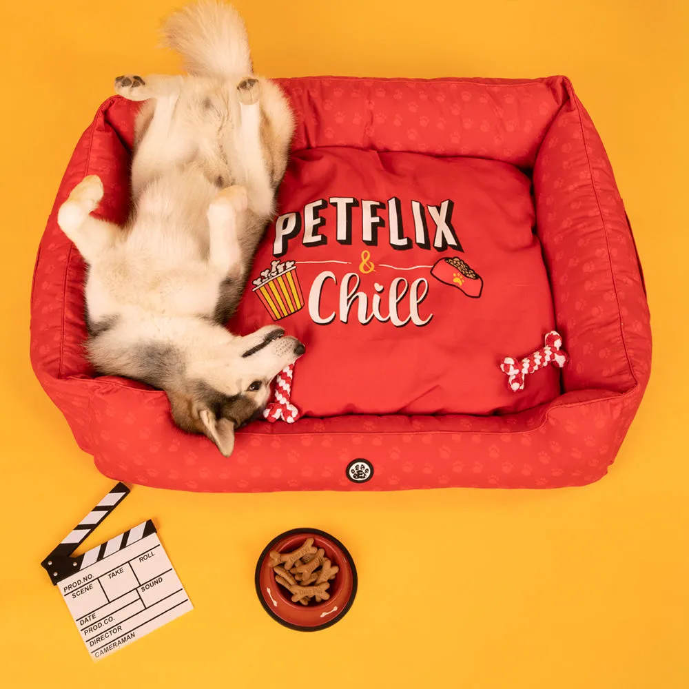 Dear Pet Petflix & Chill Lounger Dog Bed