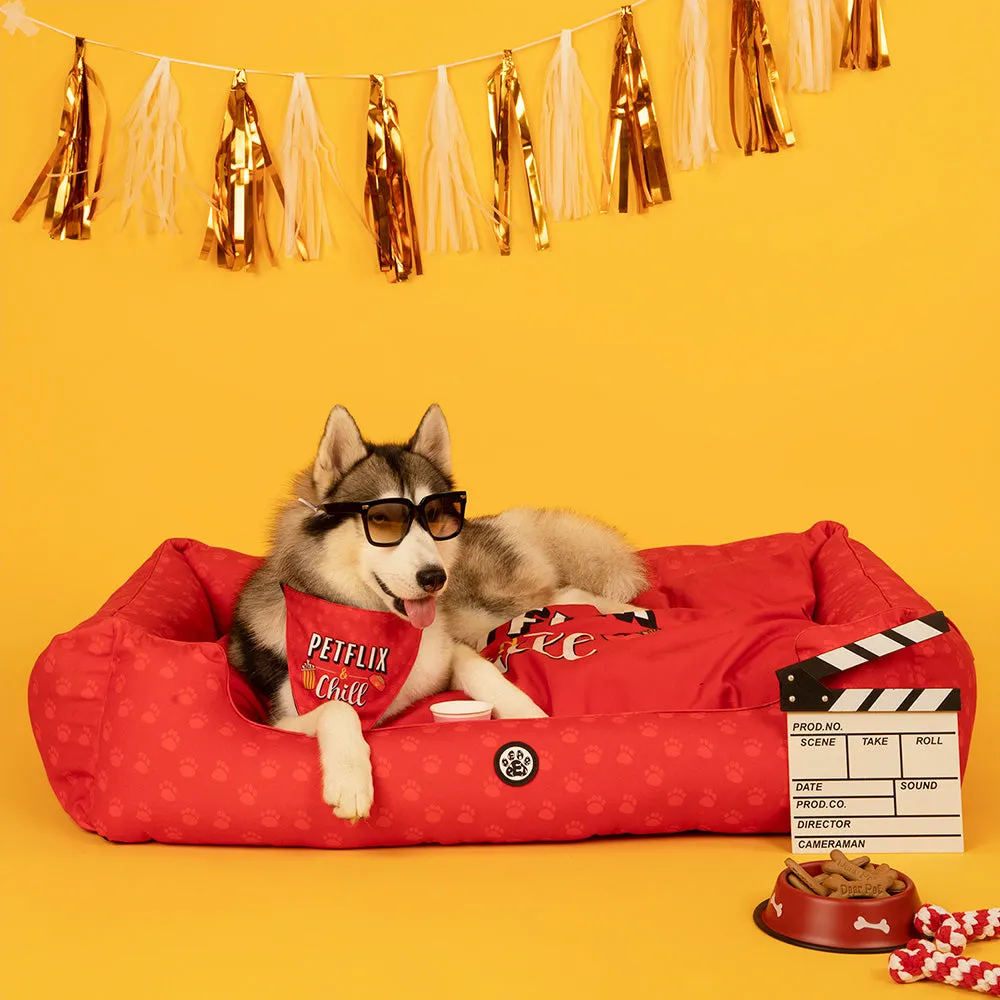 Dear Pet Petflix & Chill Lounger Dog Bed