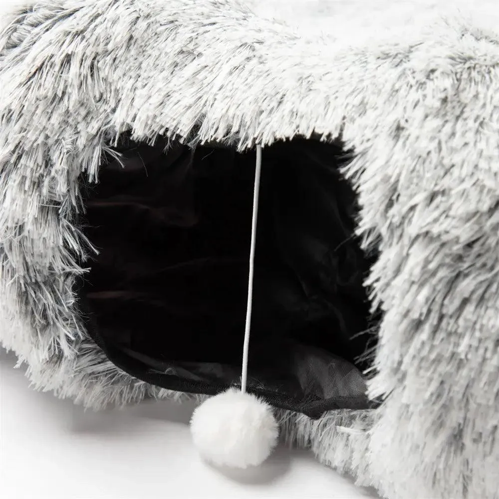 Disk-O Fluffy Cat Tunnel Bed