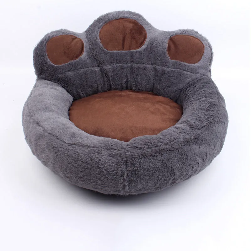 Dog House Cat House Pet Supplies Autumn and Winter Warm and Comfortable Bear Paw Pet House Dog Mat