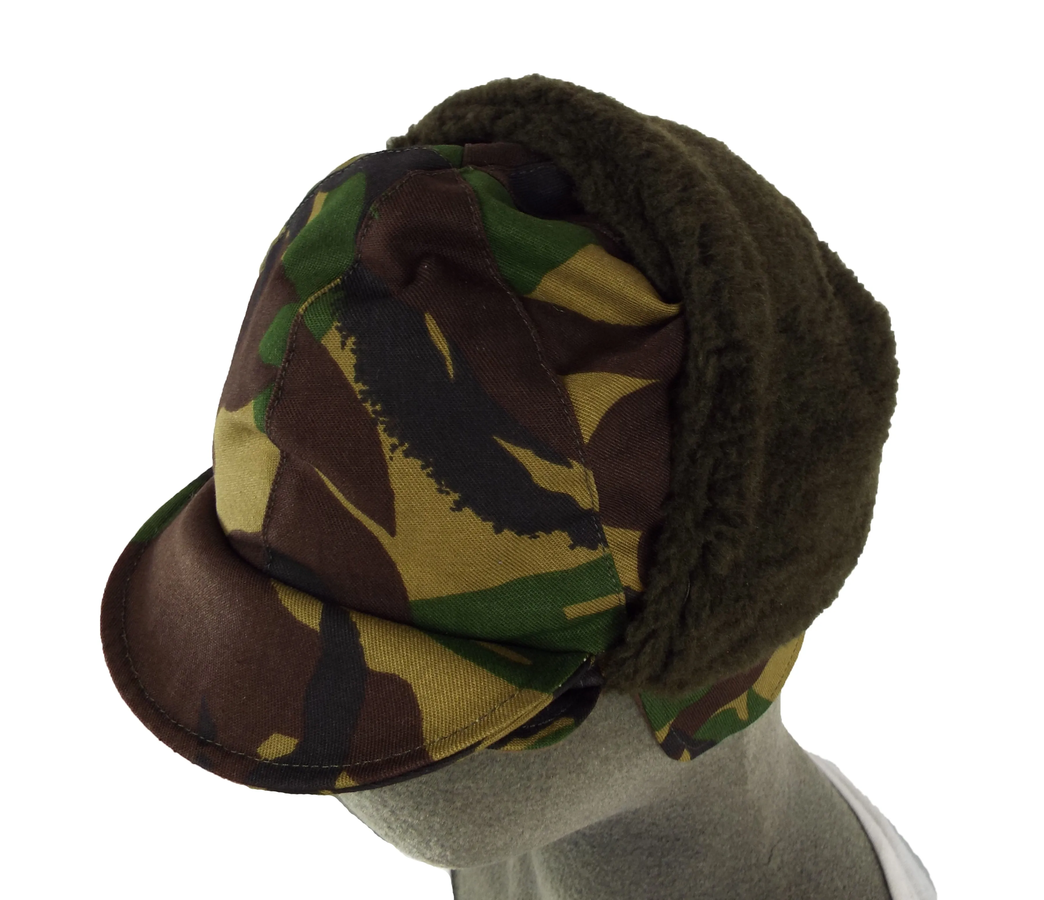 Dutch Army - Woodland Camo Cold Weather Hat - Grade 1