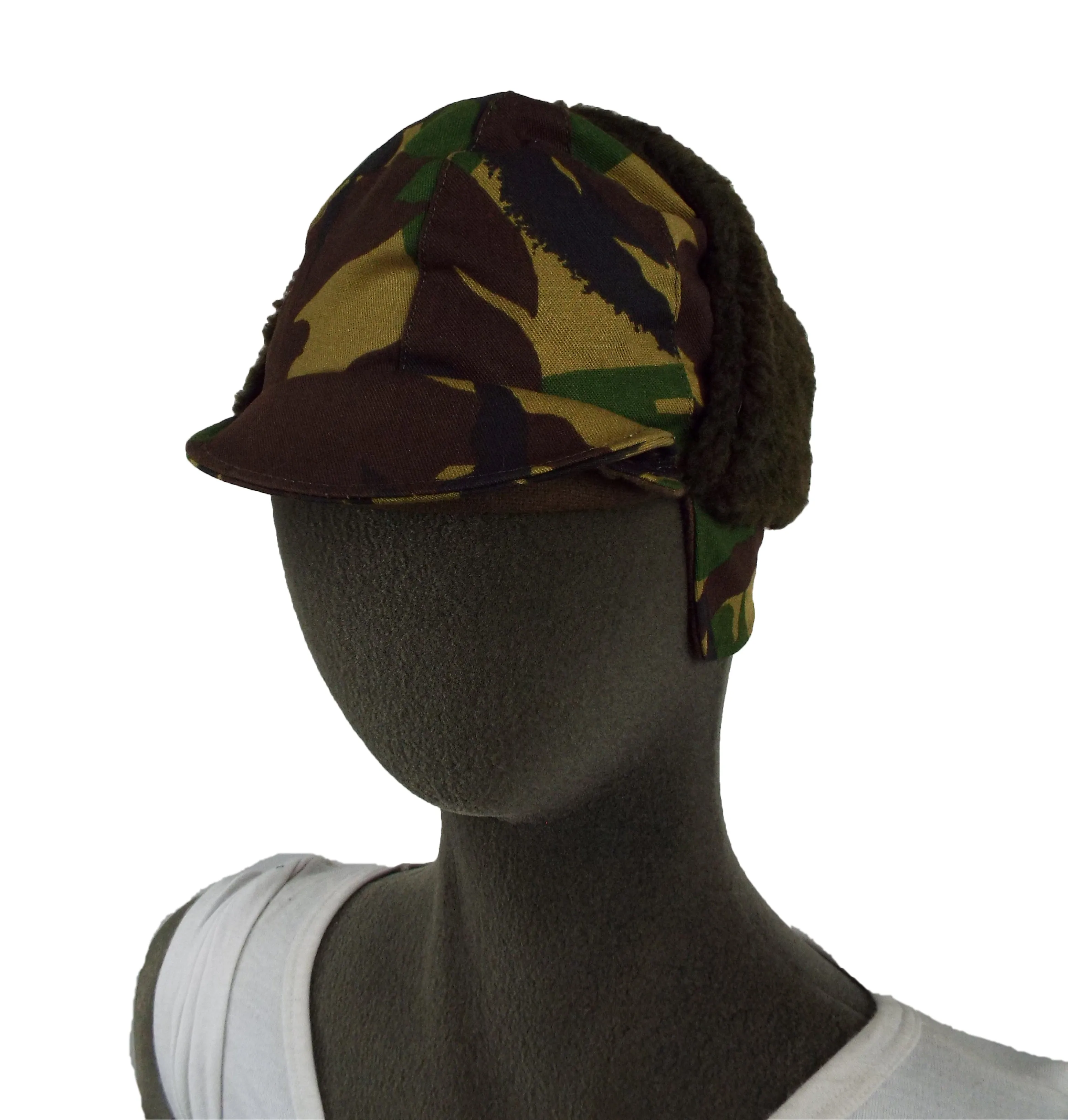 Dutch Army - Woodland Camo Cold Weather Hat - Grade 1