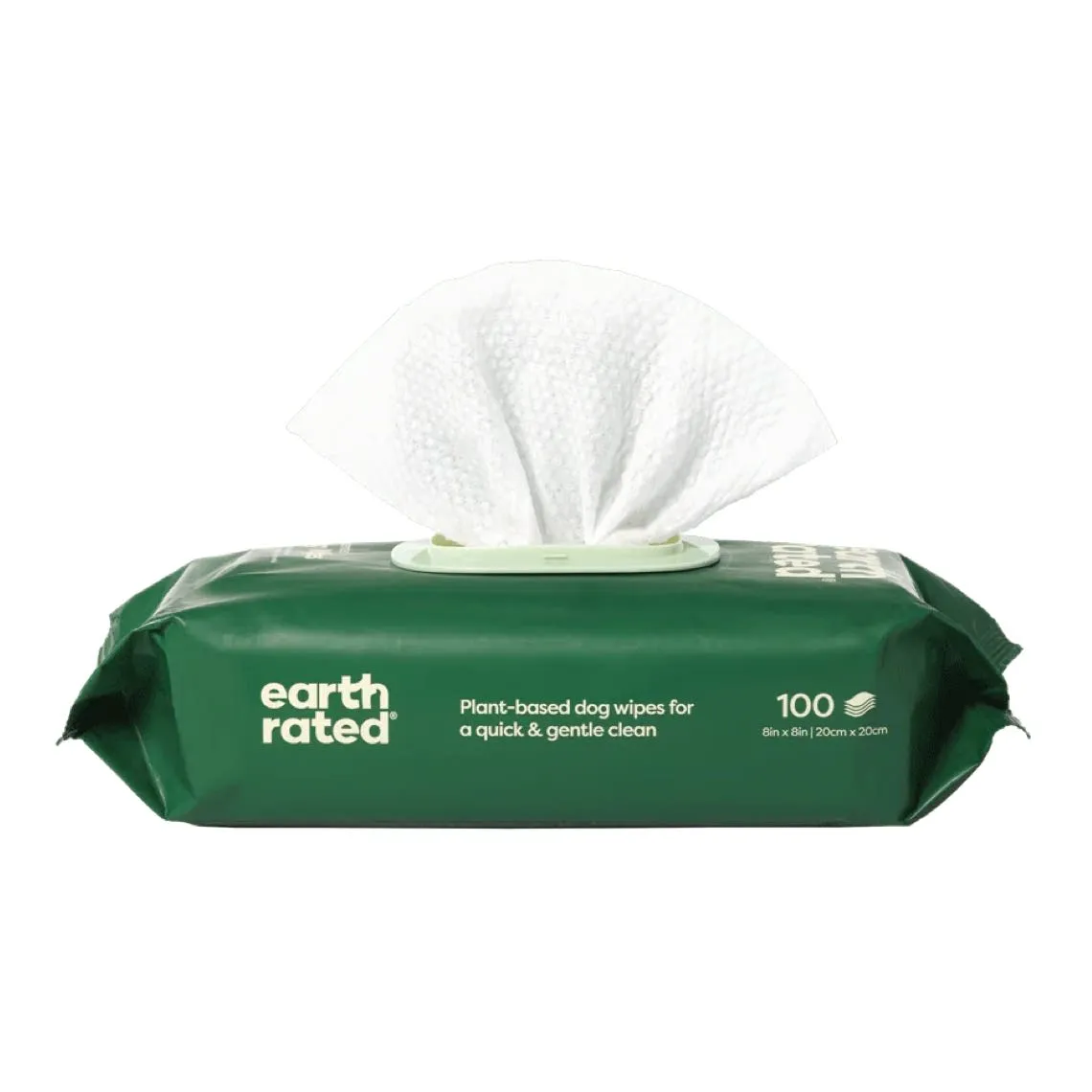 Earth Rated Plant-Based Dog Grooming Wipes 100ct