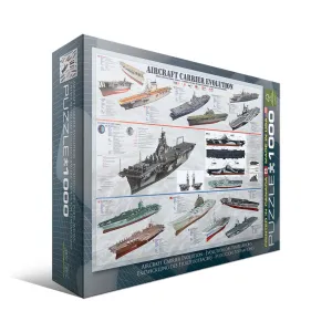 Eurographics Aircraft Carrier Evolution - 1000pc Puzzle