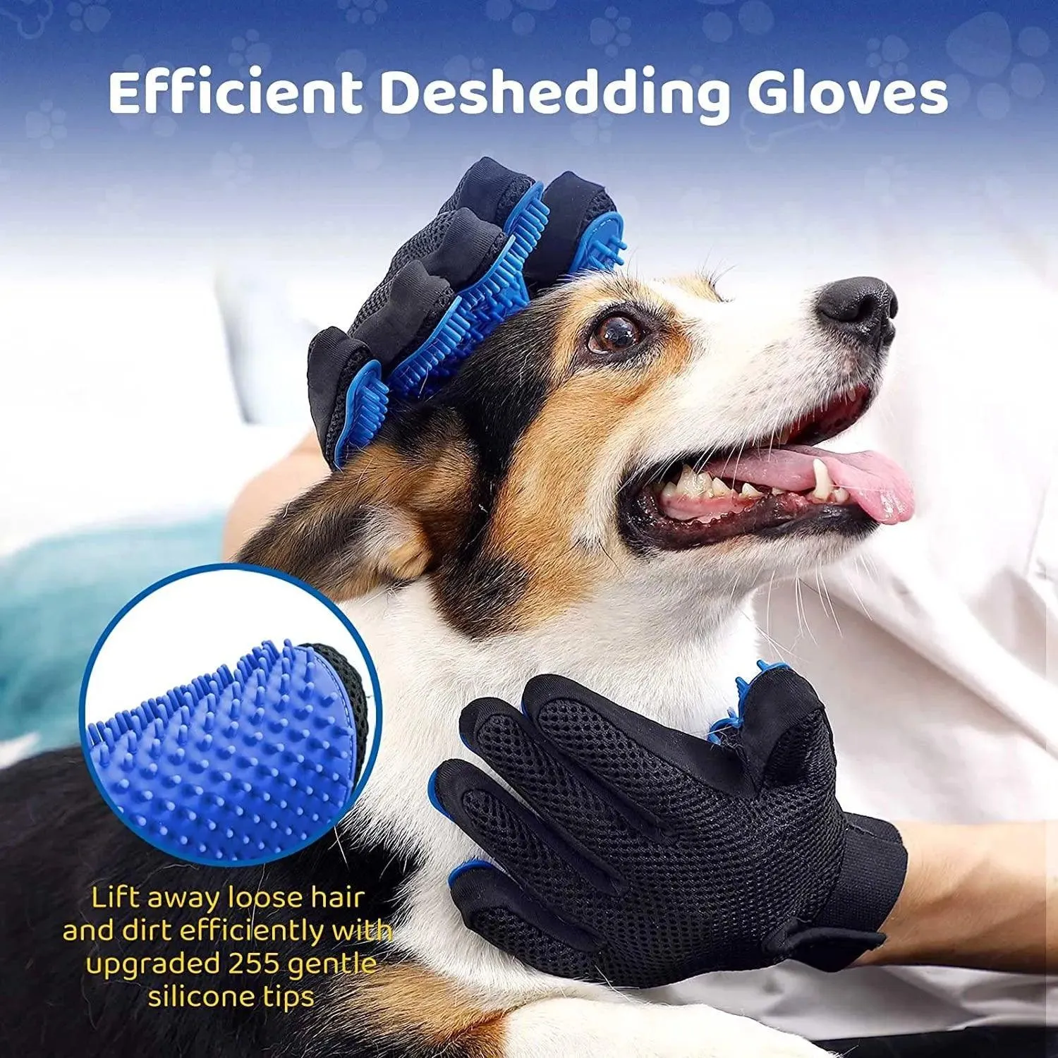 Gentle Grooming Glove Hair Remover Mitt