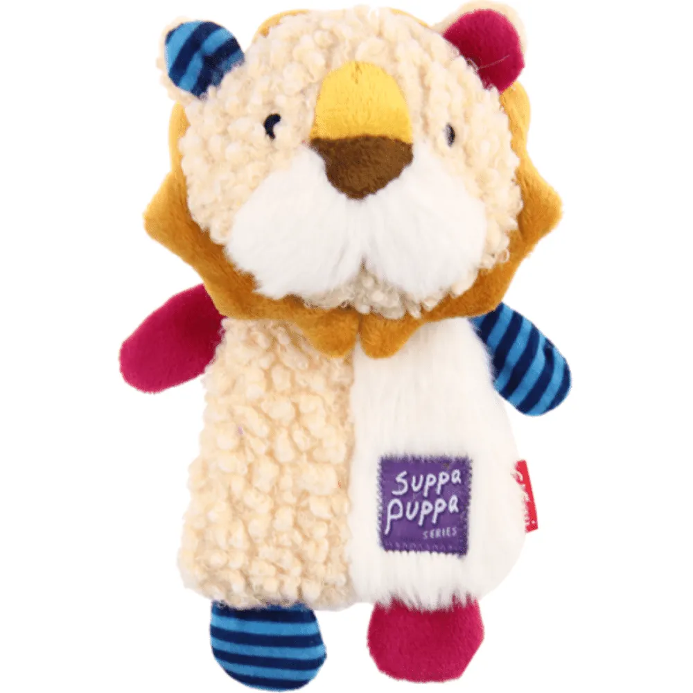 GiGwi Suppa Puppa Lion Squeaker Inside Toy for Dogs | For Soft Chewers