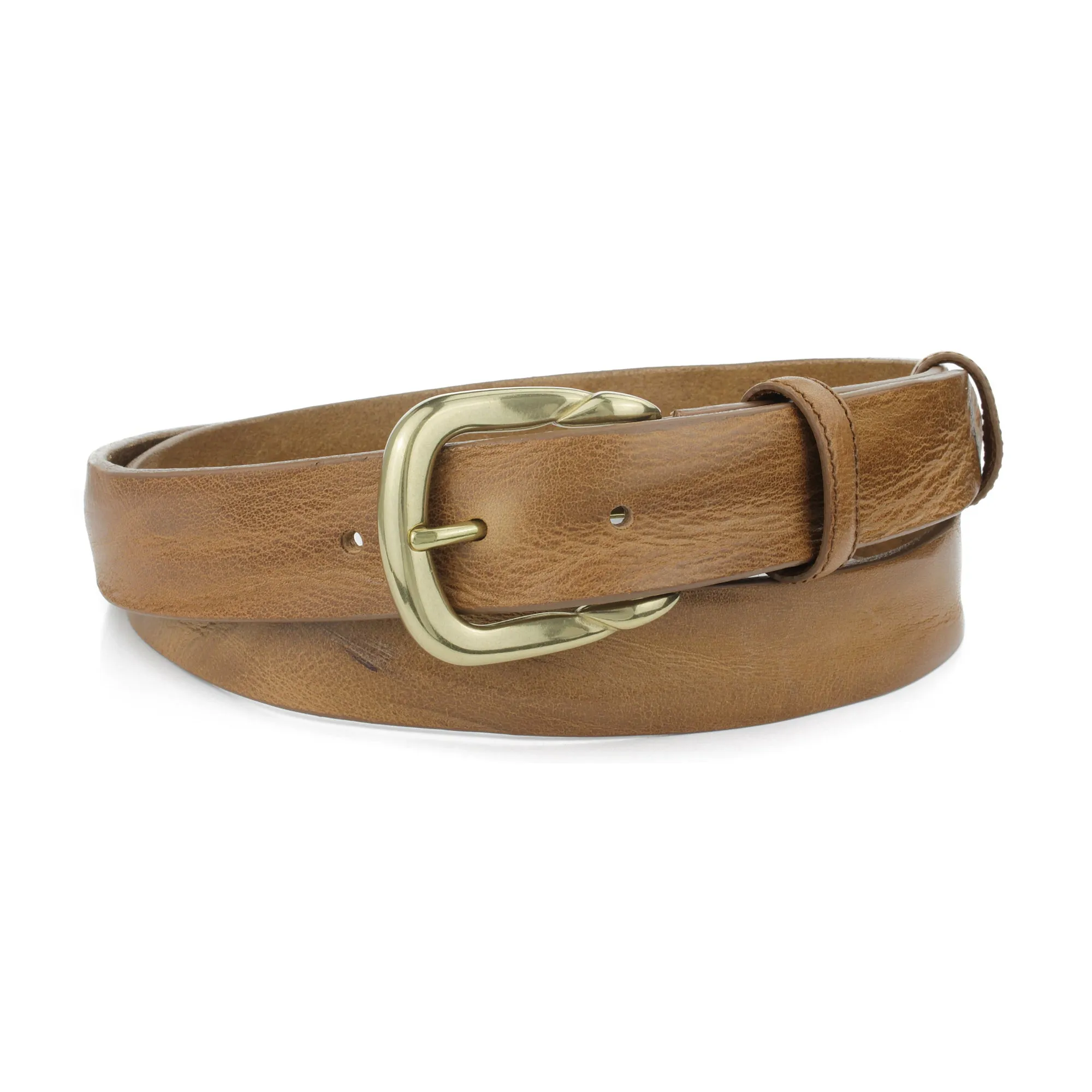 Golden Syrup Vintage Feel Narrow Belt