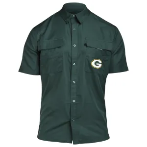 Green Bay Packers Wordmark Fishing Shirt