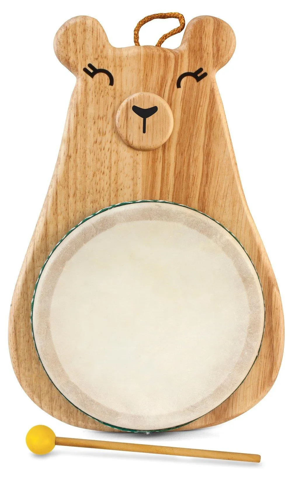 Green Tones Momma Bear Drum w/ Mallet