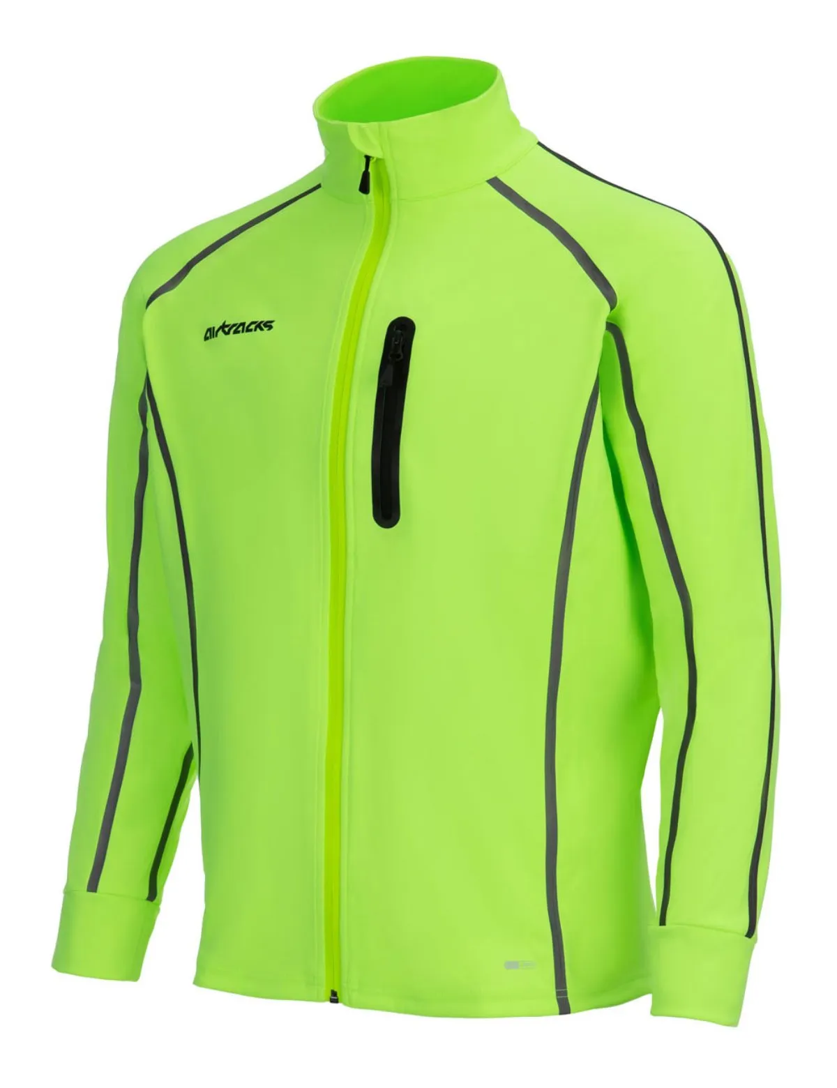 Herren Thermo Fahrradjacke - Laufjacke Air Tech II Neon