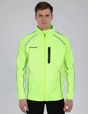 Herren Thermo Fahrradjacke - Laufjacke Air Tech II Neon