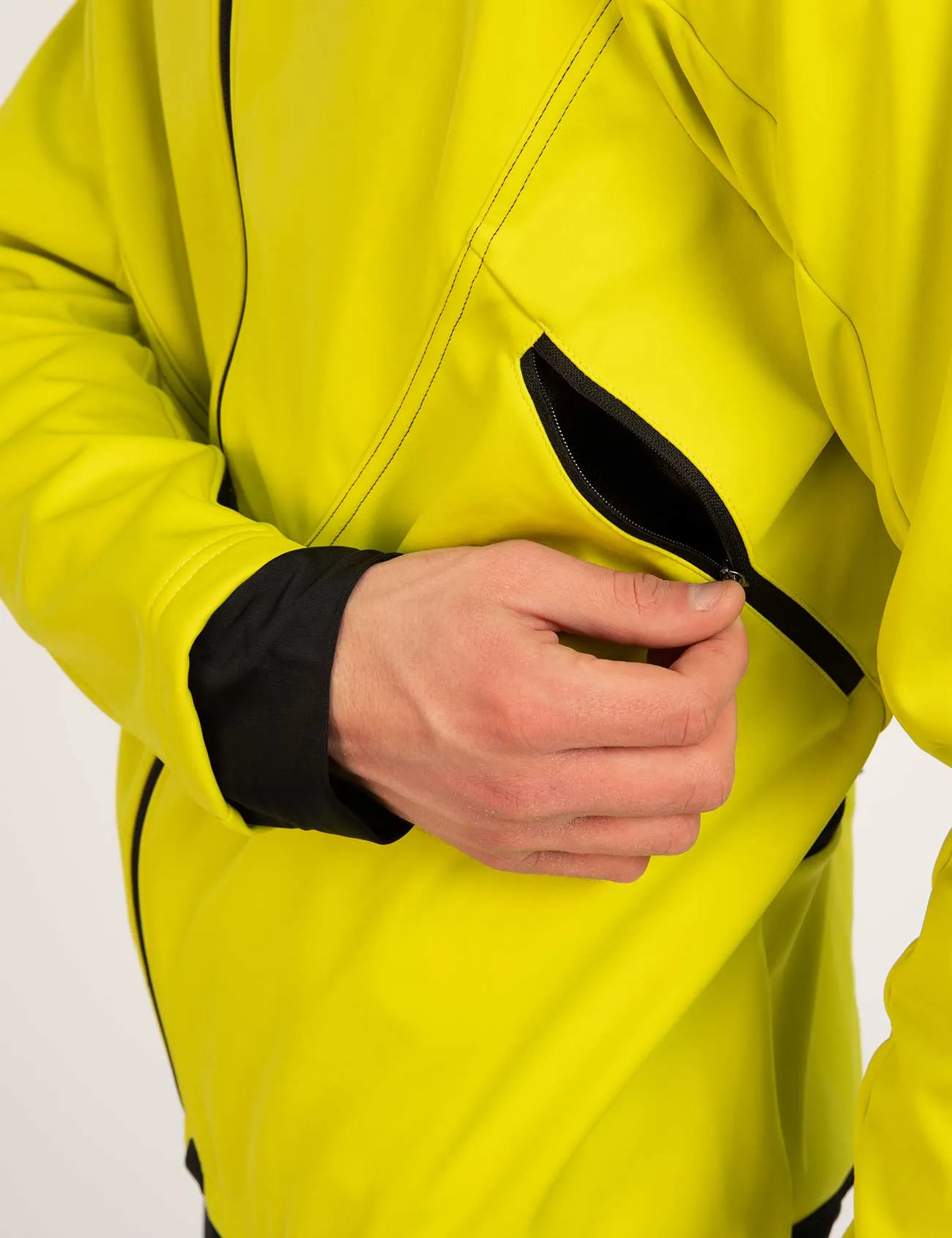 Herren Thermo Fahrradjacke Pro Team II Neon Setprodukt