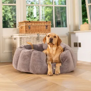 High Wall Bed With Removable Covers in Calming Anti-Anxiety Fawn Faux Fur by Lords & Labradors