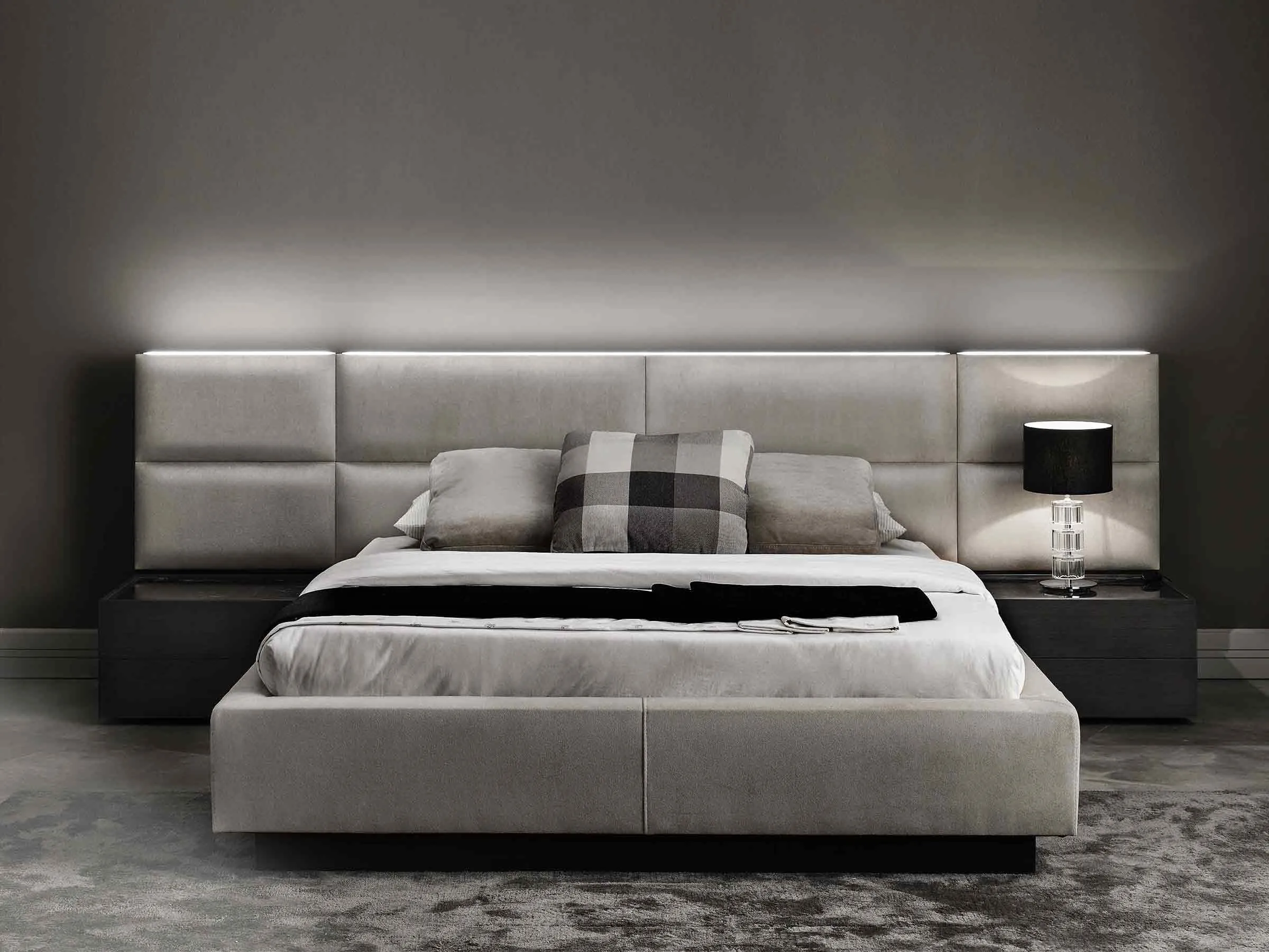 Istanbul Bed with Headboard Extensions (2 Levels - 60cm)