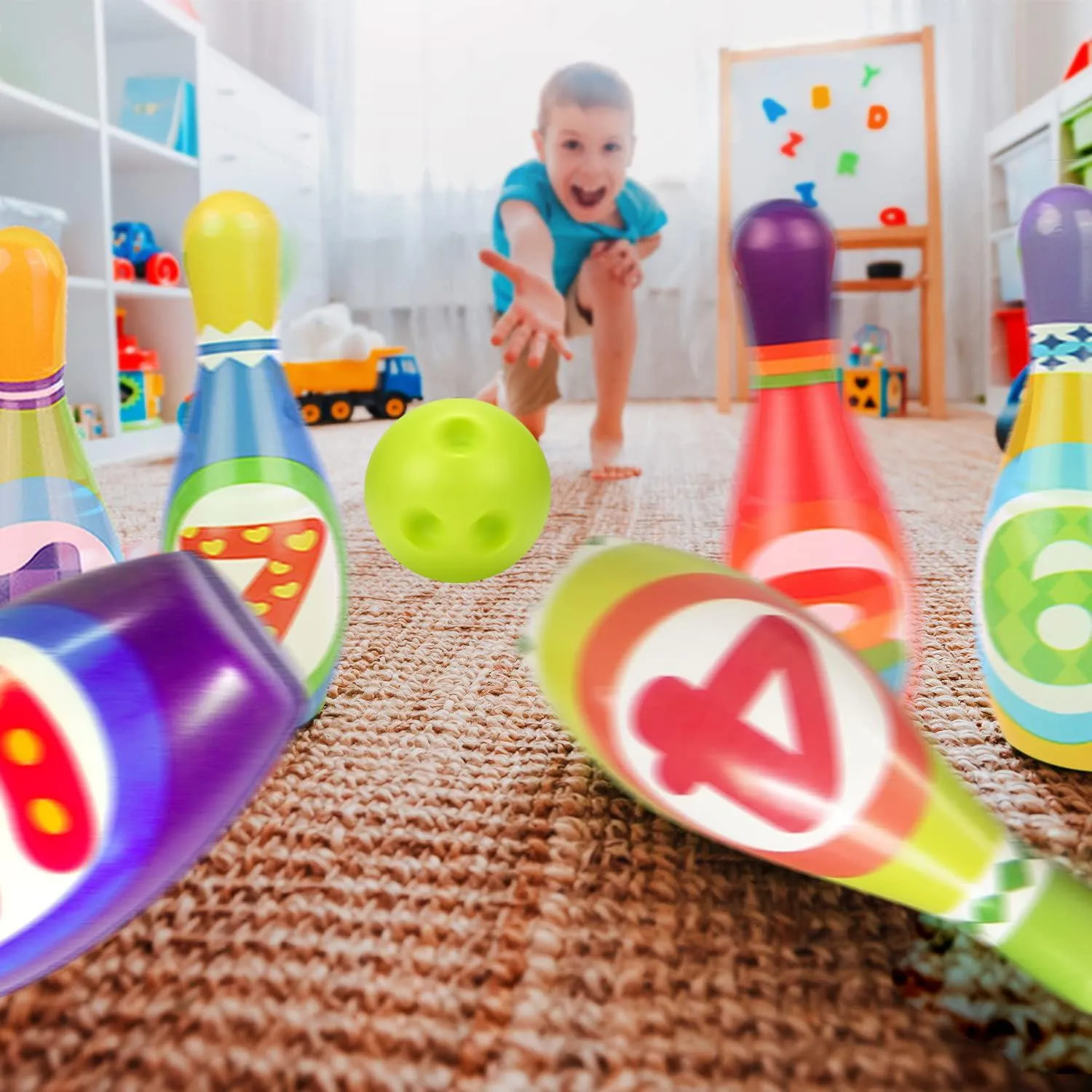 Kids Educational Bowling Play Set