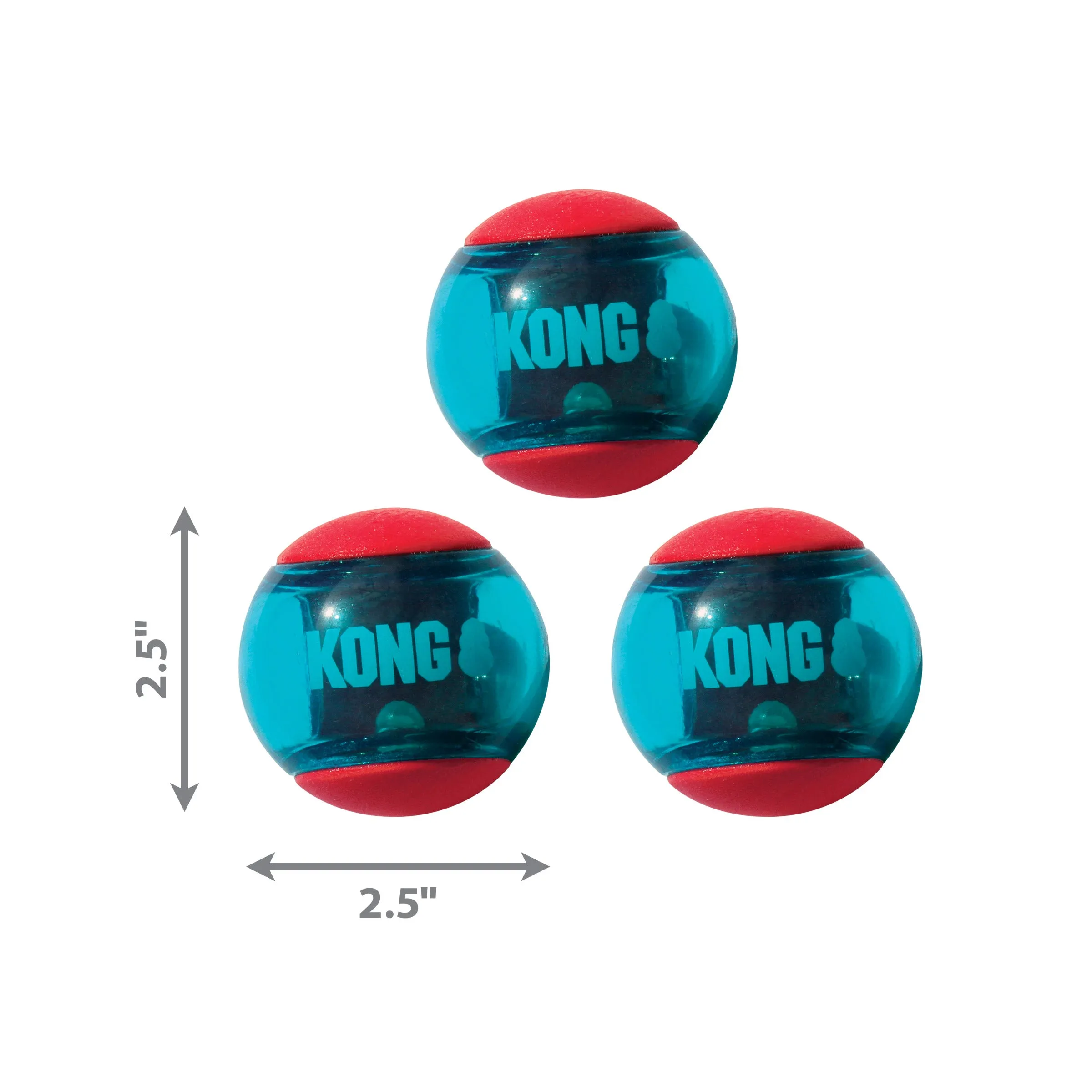 KONG Squeezz Action Red Medium Dog Toy