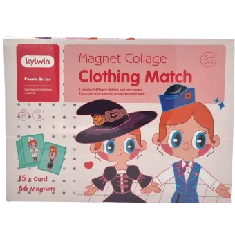 Kylwin Puzzle Series - Magnet Collage Clothing Match