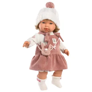 Llorens - Baby Girl Doll Carla with Clothing & Accessories 42cm (Mechanism Optional)