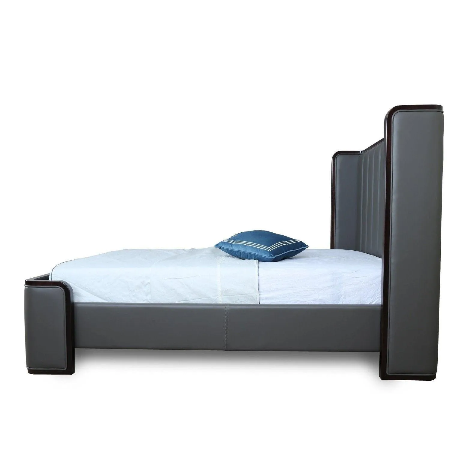 Manhattan Comfort Kingdom Graphite Full Bed