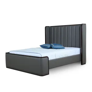 Manhattan Comfort Kingdom Graphite Full Bed