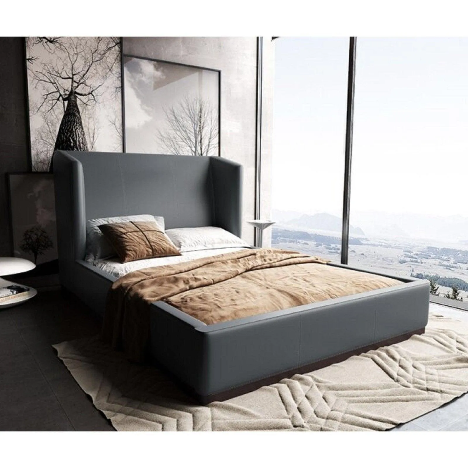 Manhattan Comfort Lenyx Queen Bed