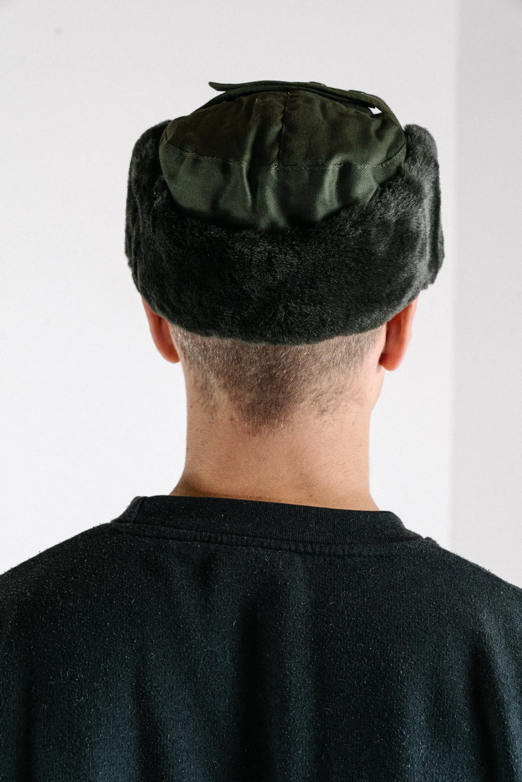 MULTIPACK - Cold Weather "Trapper" Hat - Olive Green