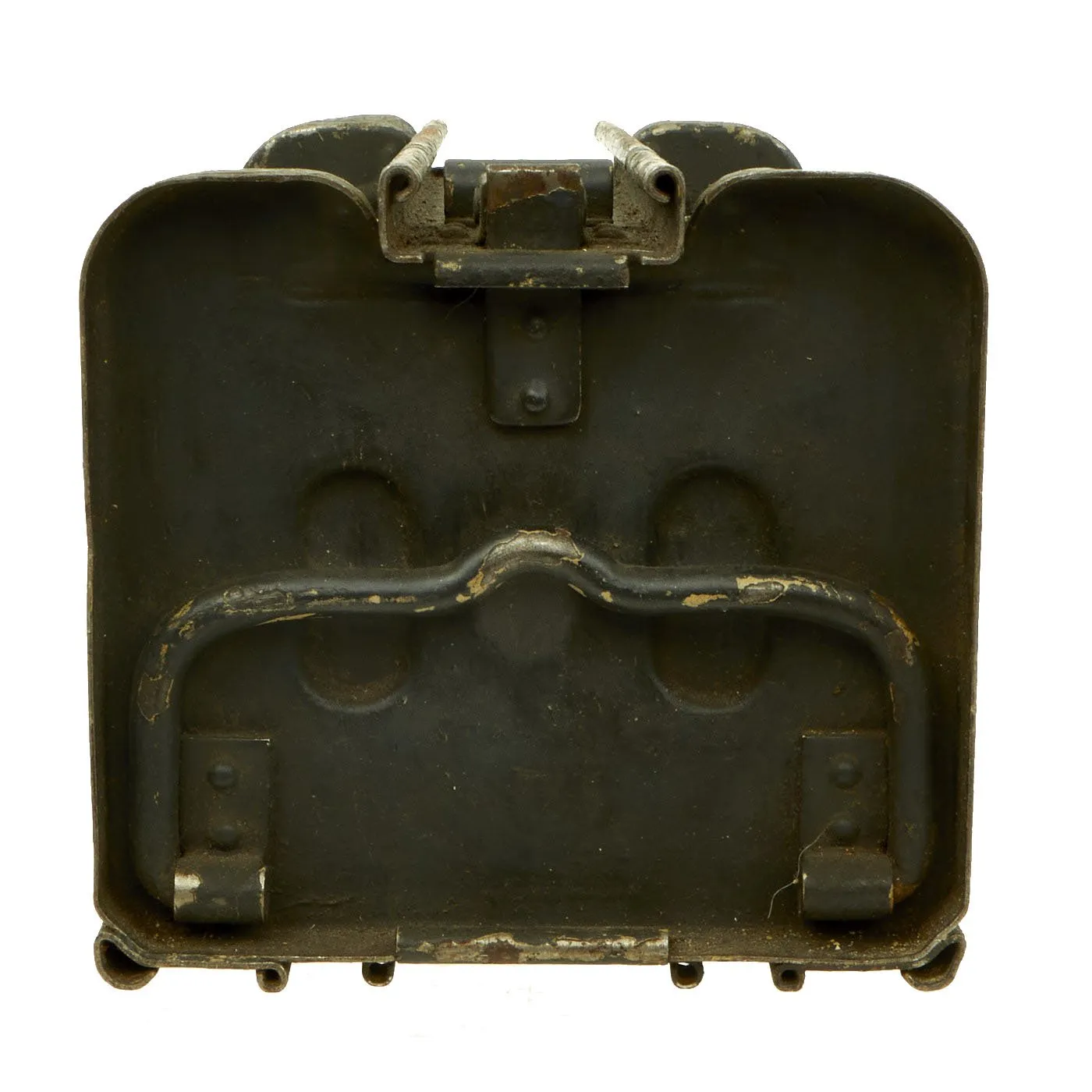 Original German MG 34 MG 42 Basket Belt Carriers with Belts & Feed Strips in 1943 dated WWII Transport Frame