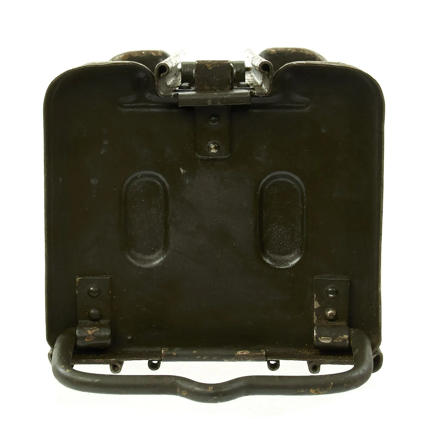 Original German WWII MG 34 MG 42 Basket Belt Carriers in Transport Frame - Maker Marked and Dated