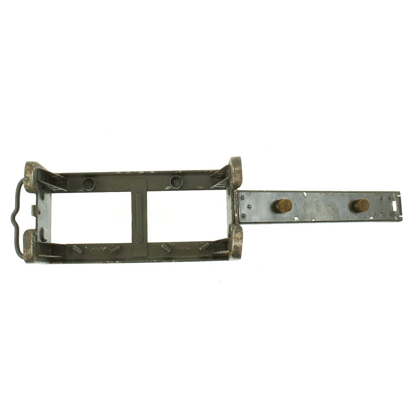 Original German WWII MG 34 MG 42 Basket Belt Carriers in Transport Frame - Maker Marked and Dated