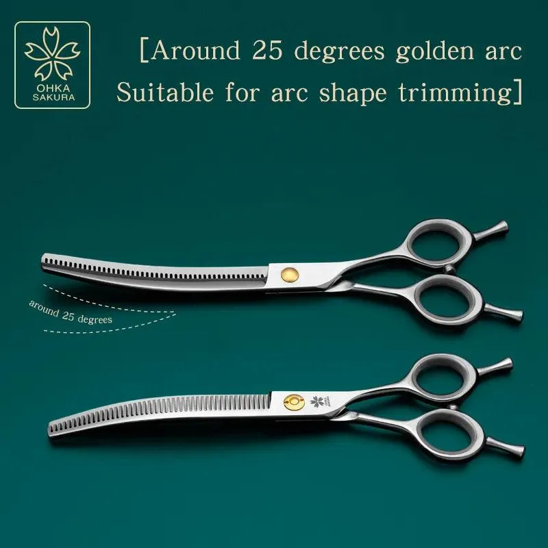 Refined Curved Thinning Scissors 7.0 & 7.25 Inch